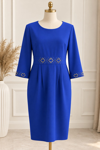 Elegante abito donna blu - , royal